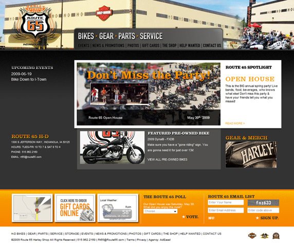 Route 65 Harley Shop - Route65.com